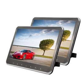 Ultra Thin Car Headrest DVD Player , Universal Headrest Monitor Back Hanging