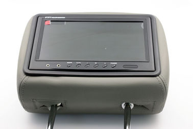 Abu-abu Warna Mobil Headrest Monitor DVD Player 8W Konsumsi Daya Dibangun Di Port USB